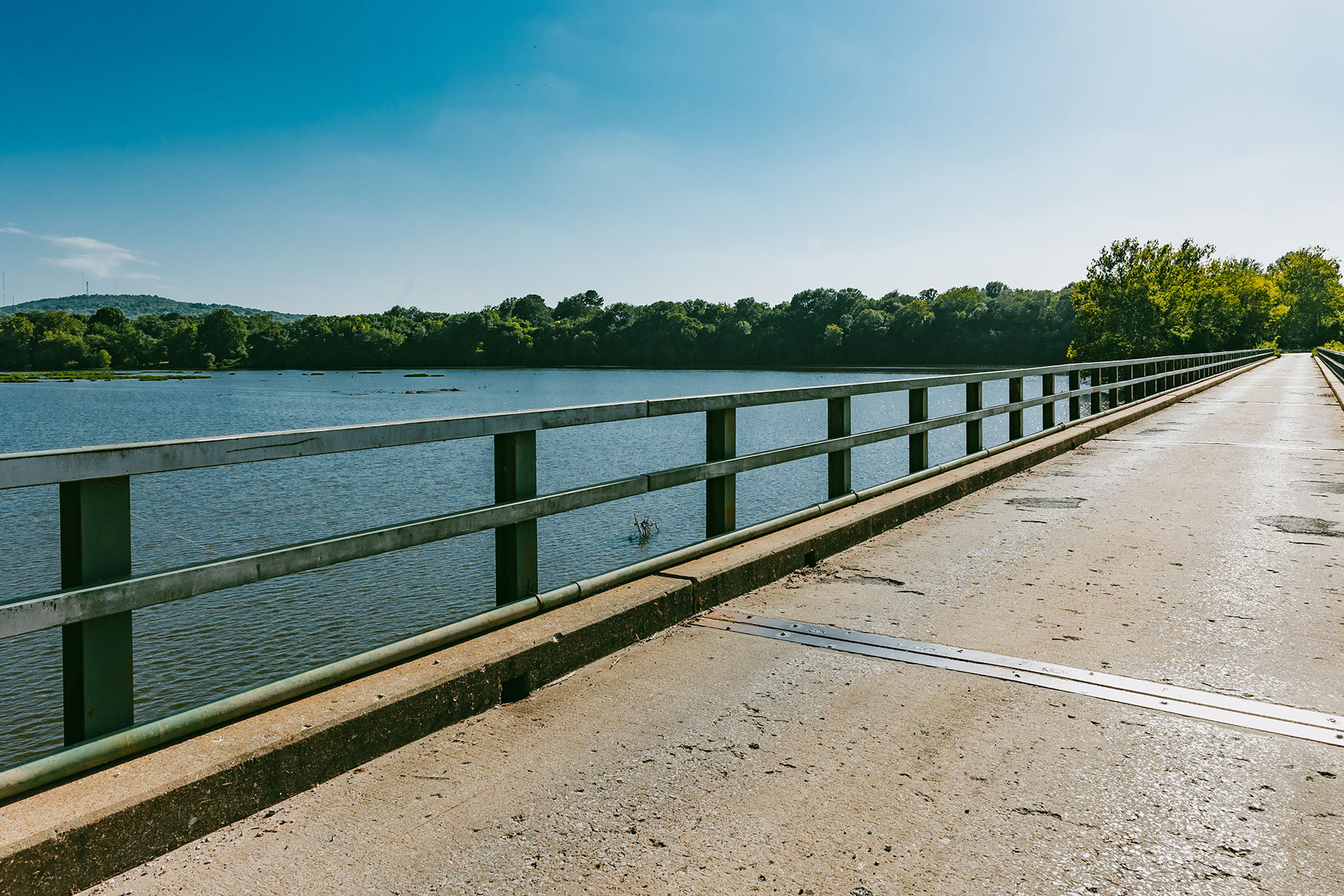 Cycling route scenery near Round Mountain.